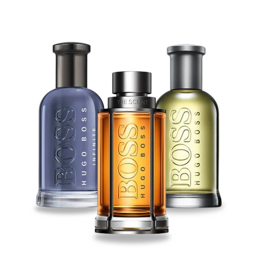 Sada 3 parfémůperfumes BOSS THE SCENT, BOSS BOTTLED e BOTTLED INFINITE 100ml